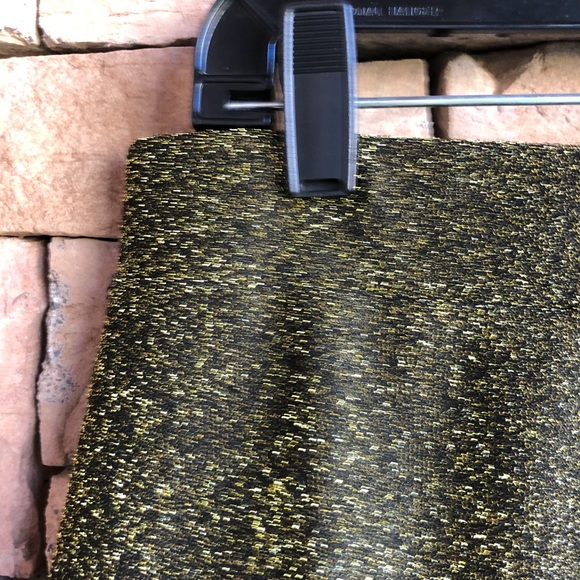 Michael Kors gold shimmer stretch Skirt NWT Large - Picture 2 of 8